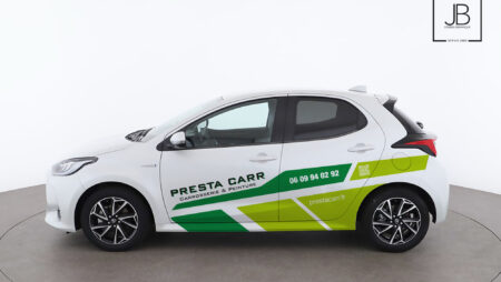 Flocage de voiture pour l'entreprise Presta Carr à Toulouse marquage véhicule professionnel
